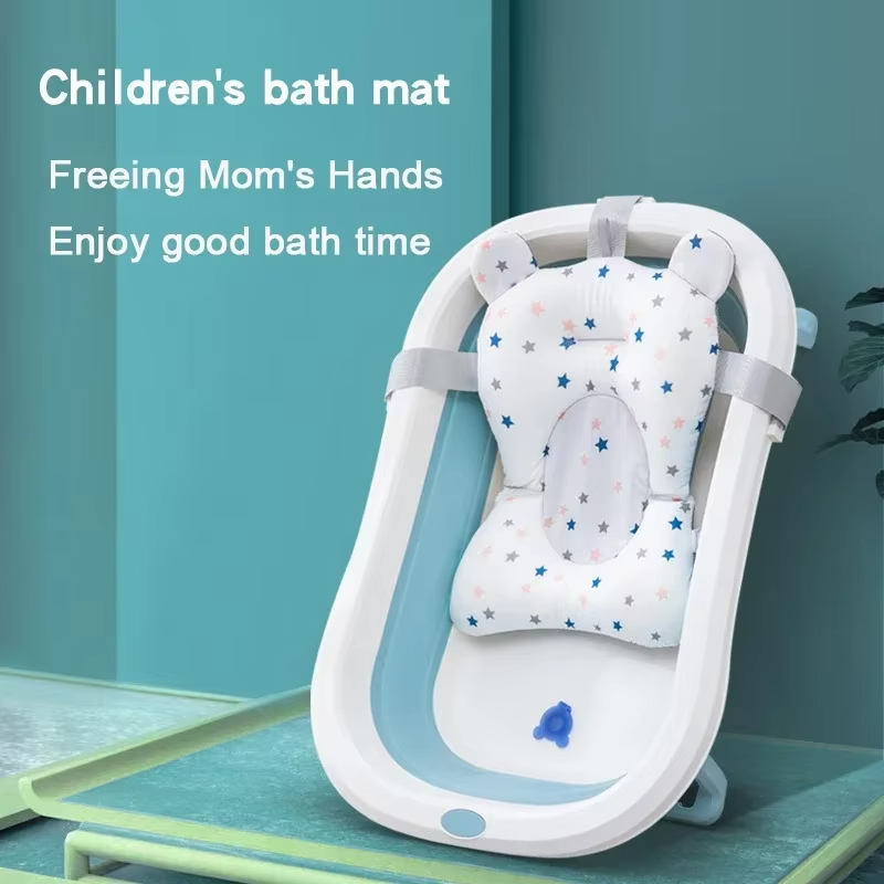 Cute-Wonders™ 4-in-1 Folding Baby Bath Tub with Temperature Sensor