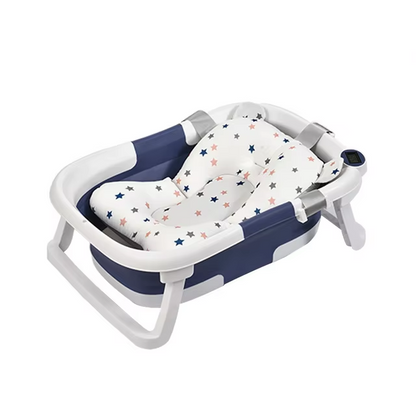 Cute-Wonders™ 4-in-1 Folding Baby Bath Tub with Temperature Sensor