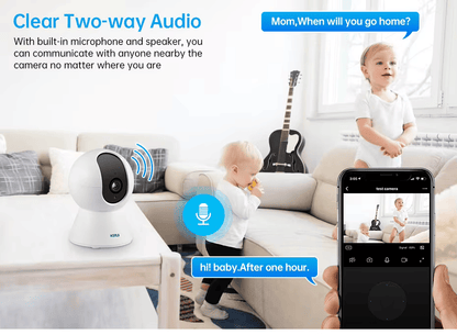 Cute-Wonders™ Smart Baby Monitor Security Camera