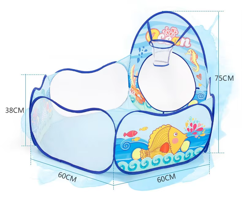 Cute-Wonders™ 3-in-1 Children’s Ball Pool & Playpen - Portable Kids Tent with Crawling Tunnel