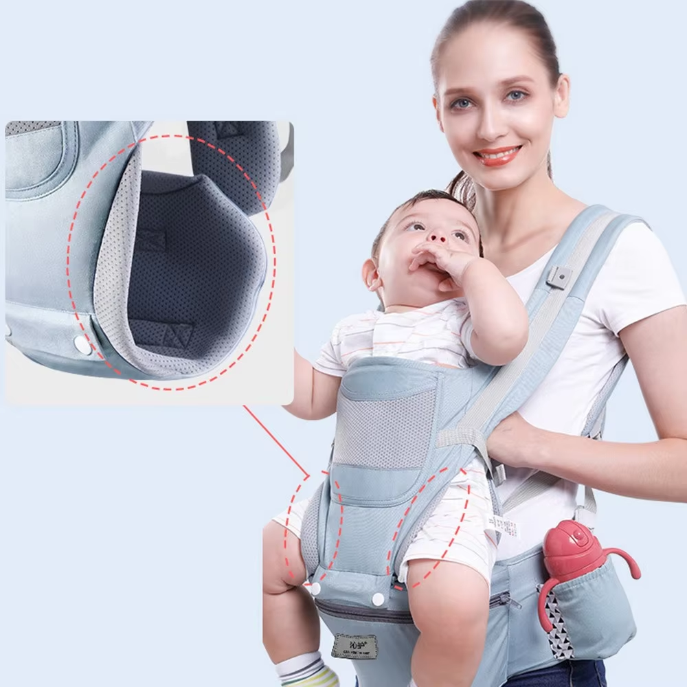 Cute-Wonders™ Ergonomic Baby Carrier - Multifunctional Waist Stool for Newborns to Toddlers