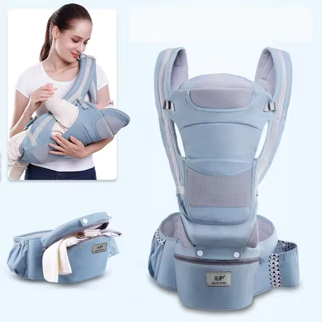 Cute-Wonders™ Ergonomic Baby Carrier - Multifunctional Waist Stool for Newborns to Toddlers