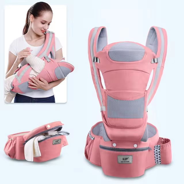 Cute-Wonders™ Ergonomic Baby Carrier - Multifunctional Waist Stool for Newborns to Toddlers