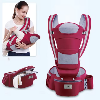 Cute-Wonders™ Ergonomic Baby Carrier - Multifunctional Waist Stool for Newborns to Toddlers