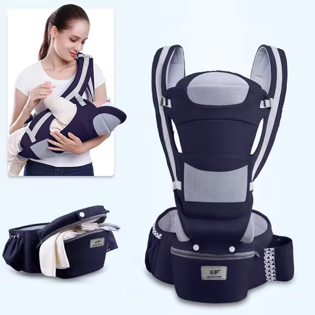 Cute-Wonders™ Ergonomic Baby Carrier - Multifunctional Waist Stool for Newborns to Toddlers