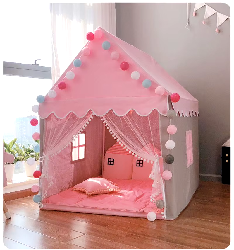 Cute-Wonders™ Portable Kids Tent - Playhouse for Boys and Girls in Various Colors