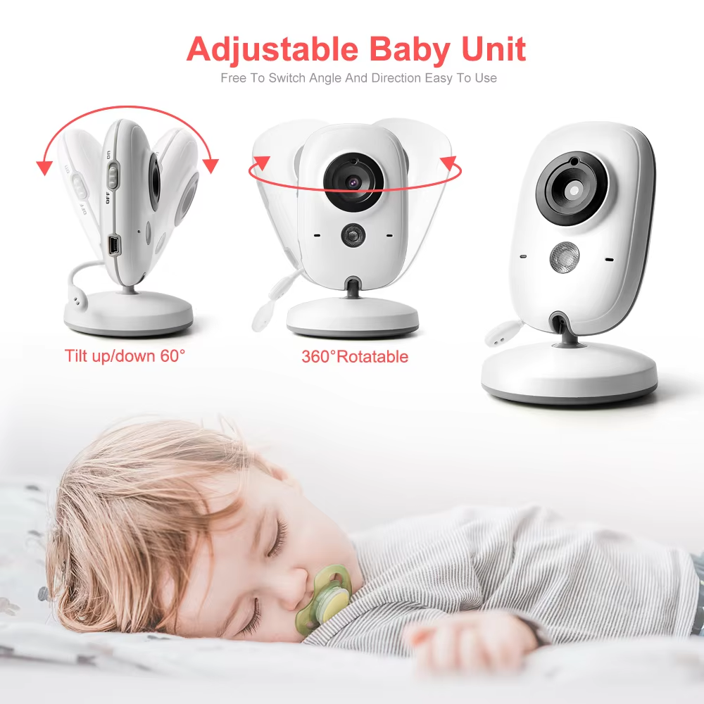 Cute-Wonders™ 2.4G Wireless Video Baby Monitor with Night Vision and Audio